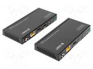 HDMI extender; HDBaseT™,HDCP 2.2,HDMI 2.0; black; 150m DIGITUS