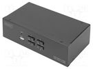 Device: KVM switch; HDMI 1.4,USB 2.0; black DIGITUS