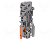 Splice terminal: rail; 2104; 32A; 800V; push-in; grey; 0.5÷6mm2 WAGO