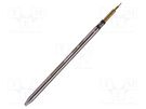 Tip; chisel,elongated; 3.2mm; for soldering station METCAL