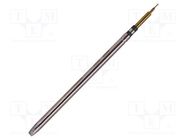 Tip; chisel,elongated; 5mm; for soldering station METCAL