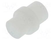 Fiber for LED; Ø3mm; L: 3mm; round; Front: flat; straight; PLP1 BIVAR