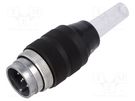 Connector: M25; plug; male; Plating: silver plated; 250V; 5A; IP40 BINDER
