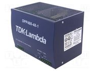 Power supply: switching; for DIN rail; 480W; 48VDC; 10A; 90÷264VAC TDK-LAMBDA