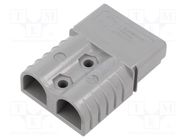 Plug; DC supply; SB® 120; hermaphrodite; for cable; crimped; grey ANDERSON POWER PRODUCTS