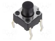 Microswitch TACT; SPST-NO; Pos: 2; 0.05A/12VDC; THT; 980mN; 7mm ALPS