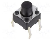 Microswitch TACT; SPST-NO; Pos: 2; 0.05A/12VDC; THT; 980mN; 7mm ALPS