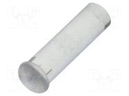 Fiber for LED; Ø3mm; L: 10mm; round; Front: convex; straight; PLP2 BIVAR