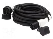 Cable: eMobility; 1x0.75mm2,5x6mm2; 400V; 22kW; IP55; three-phase DIGITUS