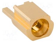 Connector: coaxial; socket; male; SMPM; SMT; on PCBs; straight; 50Ω AMPHENOL RF