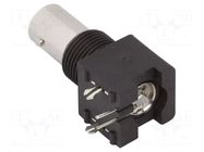 Connector: BNC; socket; female; angled 90°; 50Ω; THT; polypropylene AMPHENOL RF