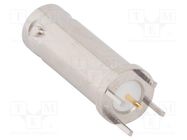 Socket; BNC; female; straight; 50Ω; THT; on PCBs; PTFE; gold-plated AMPHENOL RF