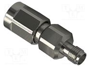 Adapter; NEX10 male,SMA female; Insulation: PTFE; 50Ω; brass; 6GHz AMPHENOL RF