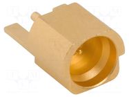 Connector: coaxial; socket; male; SMP; SMT; on PCBs; straight; brass AMPHENOL RF