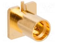 Connector: coaxial; socket; male; SMP; SMT; on PCBs; straight; brass AMPHENOL RF