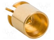 Socket; coaxial; male; straight; 50Ω; SMT; on PCBs; -65÷165°C; 12GHz AMPHENOL RF