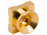 Socket; coaxial; male; straight; 50Ω; SMT; on PCBs; -65÷165°C; 6GHz AMPHENOL RF