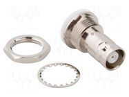 Connector: coaxial; socket; female; MHV; soldering; straight; brass AMPHENOL RF