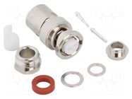 Connector: coaxial; plug; male/female; TWINAX; soldering,clamp AMPHENOL RF