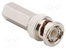 Plug; BNC; male; straight; 50Ω; twist-on; for cable; POM; -65÷165°C AMPHENOL RF