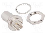 Connector: BNC; socket; female; straight; 50Ω; SMT; PTFE; -65÷165°C AMPHENOL RF