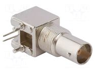 Connector: BNC; socket; female; angled 90°; 75Ω; THT; polypropylene AMPHENOL RF