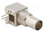 Connector: BNC; socket; female; angled 90°; 75Ω; THT; polypropylene AMPHENOL RF