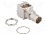 Socket; BNC; female; straight; 75Ω; THT; polypropylene; gold-plated AMPHENOL RF