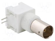 Connector: BNC; socket; female; angled 90°; 75Ω; THT; polypropylene AMPHENOL RF