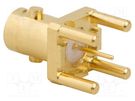 Plug; Micro BNC; female; straight; 75Ω; THT; for cable; PTFE; HD-BNC AMPHENOL RF