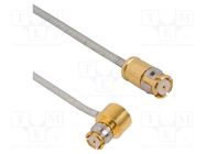 Cable; SMP female,both sides; angled,straight; 0.127m AMPHENOL RF