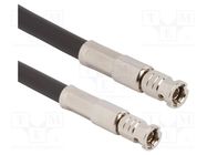 Cable; 75Ω; BNC HD męski male,both sides; straight; 0.457m AMPHENOL RF