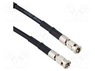 Cable; 75Ω; BNC HD męski male,both sides; straight; 0.153m AMPHENOL RF