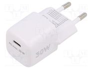 Power supply: switched-mode; mains,plug; 5VDC,; 30W; Plug: EU Goobay