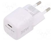 Power supply: switching; mains,plug-in; 5VDC,; 30W; 68x35x30mm Goobay