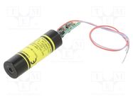 Module: laser; 1mW; green; dot; 532nm; 2.7÷3.3VDC; 125÷375mA PICOTRONIC