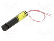 Module: laser; 5mW; green; line; 532nm; 2.7÷3.3VDC; 100÷300mA; 90° PICOTRONIC