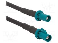 Cable; Fakra male,both sides; straight; 5m AMPHENOL RF