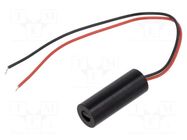 Module: laser; 2.5mW; red; line; 650nm; 4.5÷5.5VDC; 15÷50mA; 90° PICOTRONIC