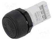 Signaller: sound; 22mm; Ø22.5mm; IP66; 18÷30VAC; 18÷30VDC; black LOVATO ELECTRIC
