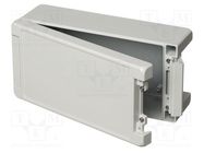 Enclosure: multipurpose; X: 128mm; Y: 259mm; Z: 90mm; BOCUBE ALU BOPLA