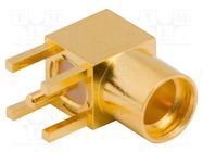 Socket; MMCX; female; angled 90°; 50Ω; THT; on PCBs; PTFE; -65÷165°C AMPHENOL RF