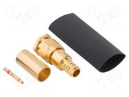 Plug; SMA; male; straight; 50Ω; crimped; for cable; PTFE; -65÷165°C AMPHENOL RF
