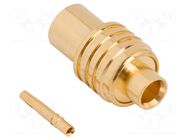 Connector: MCX; plug; female; straight; 50Ω; soldering; for cable AMPHENOL RF