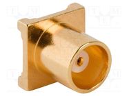 Socket; MCX; female; straight; 50Ω; SMT; on PCBs; PTFE; gold-plated AMPHENOL RF