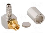 Connector: coaxial; plug; female; SMPM; soldering,crimped; 50Ω AMPHENOL RF