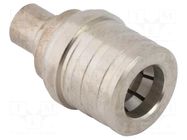Connector: coaxial; plug; male; QMA; soldering; for cable; straight AMPHENOL RF