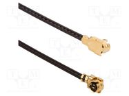 Cable; AMC female,both sides; angled; 1m; 50Ω AMPHENOL RF