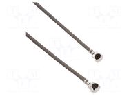 Cable; AMC female,both sides; angled; 0.2m; 50Ω AMPHENOL RF
