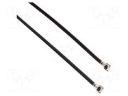 Cable; AMC4 female,both sides; angled; 0.5m AMPHENOL RF